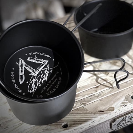 BLACK Design 黑鋼杯碗 -日本燕三條製