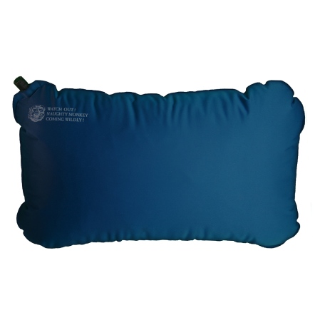 彈性布充氣枕頭-露營款-天空藍