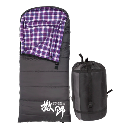 標準睡袋-紫色右開