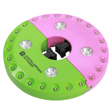 LED幽浮燈-粉綠色