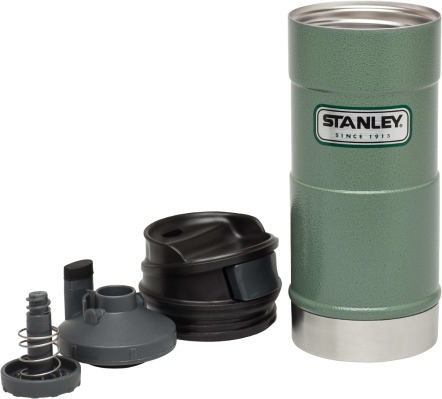 【Stanley】 經典單手保溫咖啡杯0.35L 綠